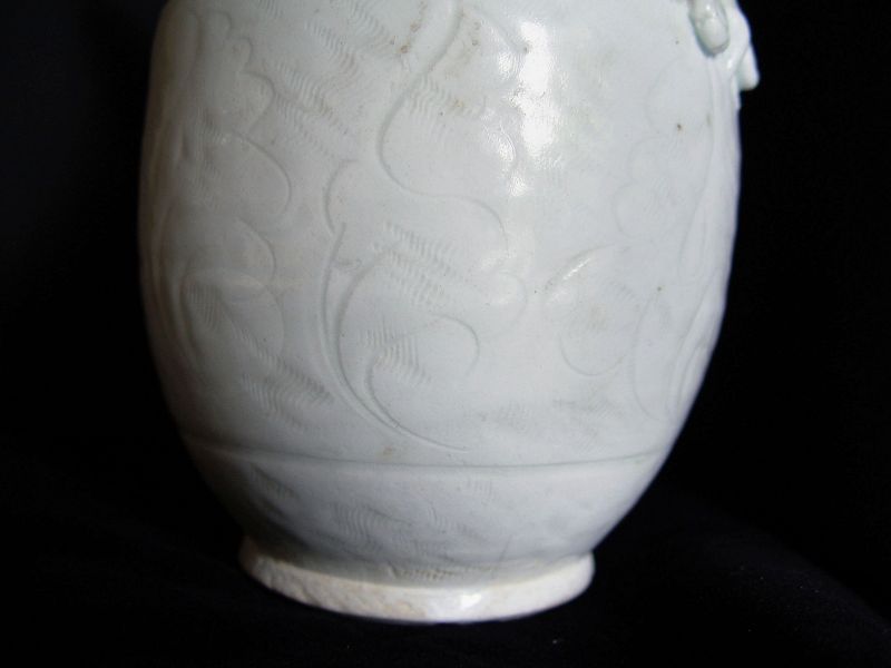 Rare Chinese Qingbai Song Ewer with Two Dragons 960 -1126 AD