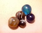 Five Assorted Chinese Beads - Qing Dynasty