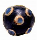 Chinese Rare Glass Eye Bead - Warring States - 475BC - 221BC