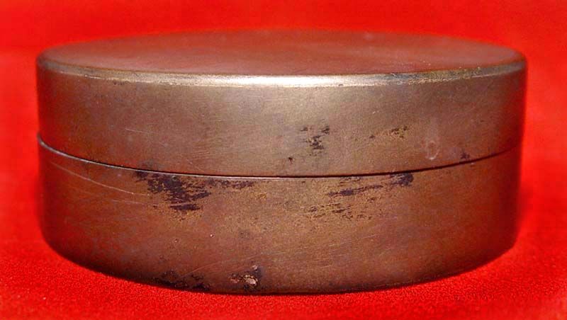 Chinese Ming Brass Paitong Ink Container - 1368-1644