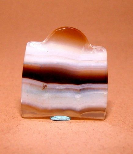 Ancient Natural Banded Agate Bead Pendant - 100 BC #2