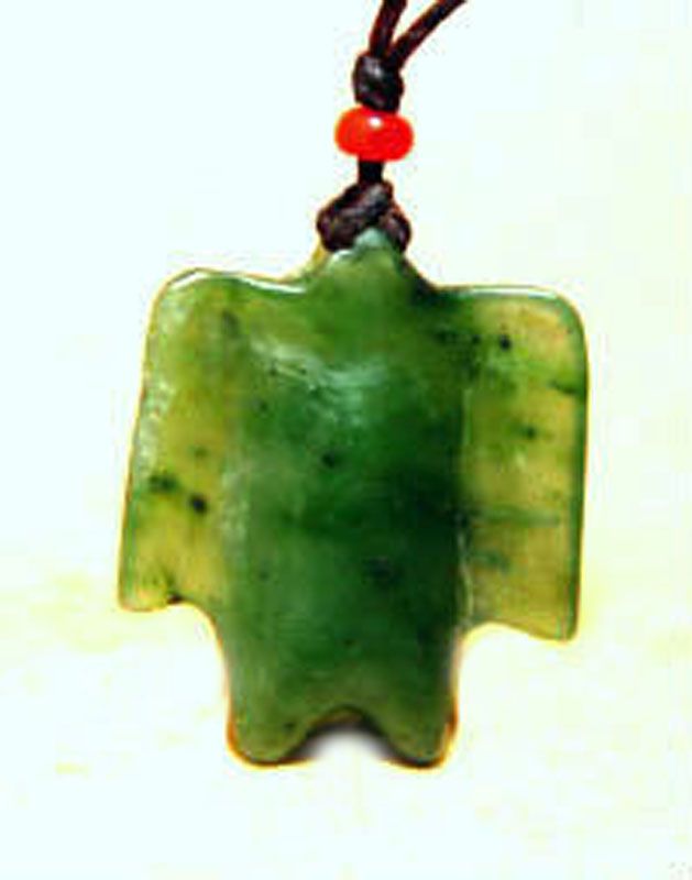 Chinese Han Jadeite Translucent Green Jade Bird - 206 BC - 25AD