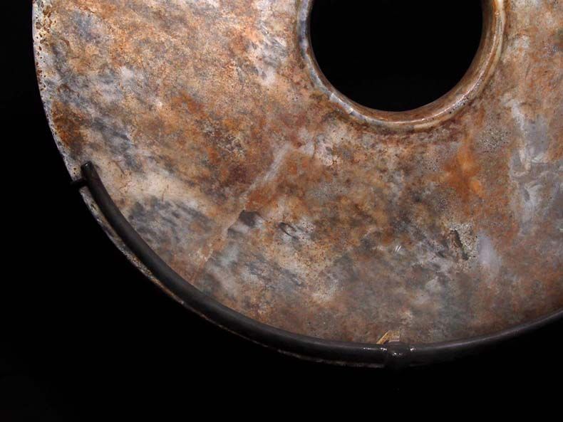 Chinese Neolithic Jade Bi Disc - 3000 BC