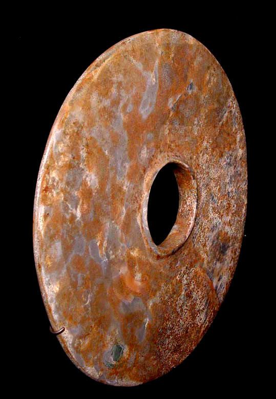 Chinese Neolithic Jade Bi Disc - 3000 BC