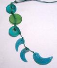 Pyu Blue & Green Ancient Glass Beads - 100BC