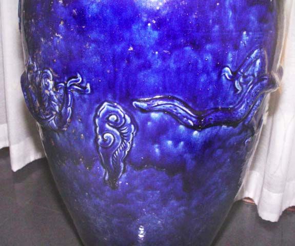 Rare Large Chinese Cobalt Blue Jar- 18th Century