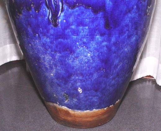 Rare Large Chinese Cobalt Blue Jar- 18th Century