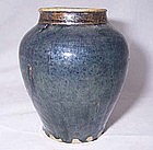 A Nice Chinese Blue Glazed Song Vase. 1127 - 1279 AD