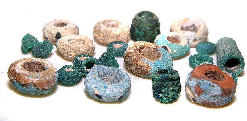 Chinese Assortment of Han Glass Beads - 206 BC - 25 AD