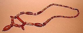 Pre Columbian Carnelian Bead Necklace - Tairona