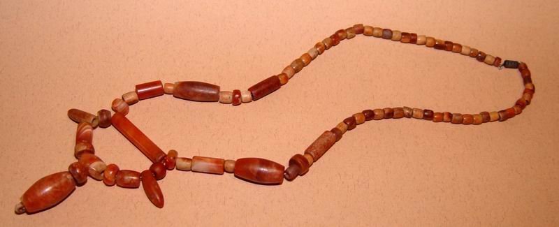 Pre Columbian Carnelian Bead Necklace - Tairona