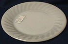 Fire King Swirl White Dinner Plate