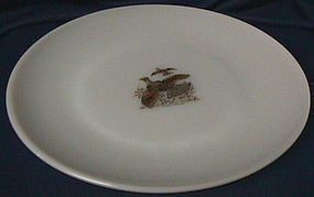 Fire King Game Birds Ruffed Grouse Dinner Plate