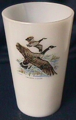 Fire King Game Birds Tea Tumbler Canada Goose