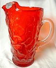 Driftwood Red Pitcher 10" with Crystal Handle Seneca
