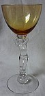 Statuesque Cocktail Amber 6.5" Cambridge Glass Company