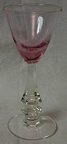 Tiffin Glass Company Wisteria Cordial #17477 4 3/8" Tall