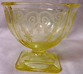 Lorain Yellow Sherbet Indiana Glass Company