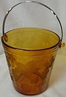 E757 Amber Ice Bucket 6" Cambridge Glass Company