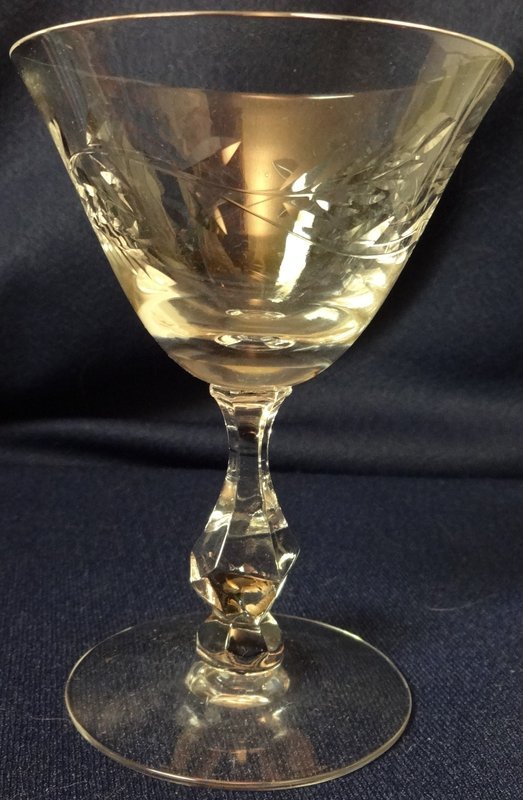 Santa Anita Crystal Sherbet 4.25&quot; Tiffin Glass Company
