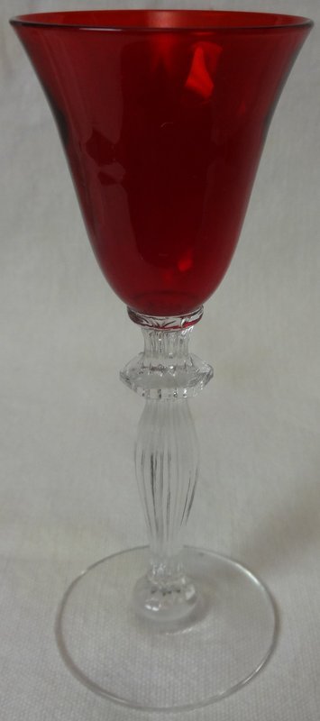 Monroe Spanish Red Cordial 4.75&quot; Morgantown Glass Company