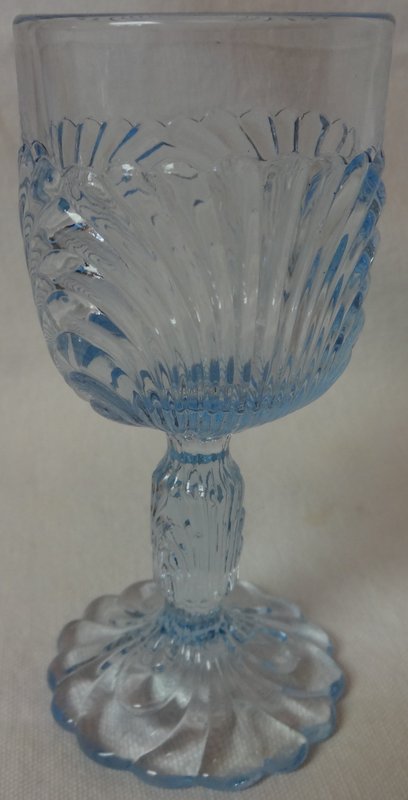 Caprice Moonlight Blue Heavy Wine 4.75&quot; 2 oz #6 Cambridge Glass