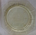 Princess Yellow Dinner Plate 9" Hocking Glass Company