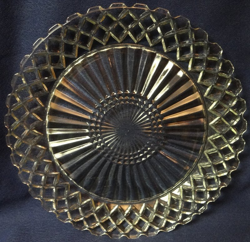 Waterford Crystal Dinner Plate 9.5&quot; Hocking Glass Company