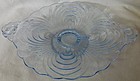 Caprice Moonlight Blue Plate 8" Low Footed #131 Cambridge Glass