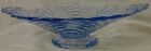 Caprice Moonlight Blue Low Footed Plate Cambridge Glass Company