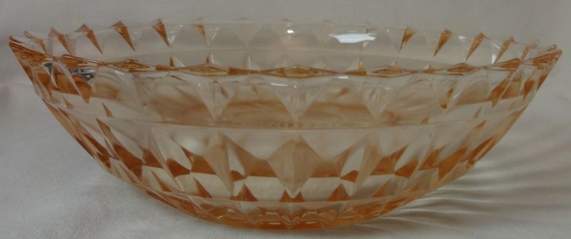Windsor Pink ZZ Bowl 8&quot; Jeannette Glass Company