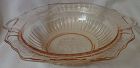 Mayfair Pink 10" Handled Bowl Hocking Glass Company