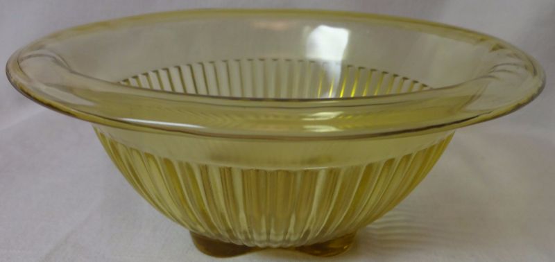 Mixing Bowl Amber 7.75&quot; Federal Glass Company
