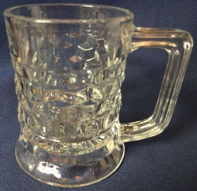 American Crystal Beer Mug 12 oz 4.5&quot; Fostoria Glass Company