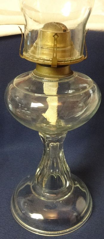 Oil Lamp Crystal 11.75&quot;