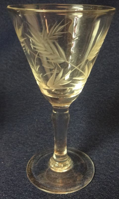 Wheat Crystal Cordial 3 9/16&quot;