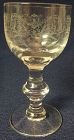 Crystal Etched Cordial 3 5/16"