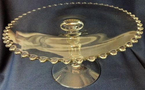 Candlewick Crystal Tall Cake Stand 11" 400/103D Imperial Glass