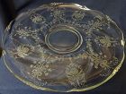 Orchid Crystal Rolled Edge Torte Plate 14" Heisey Glass Company