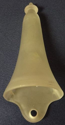 Wall Vase 9" Crystal Satin Tiffin Glass Company
