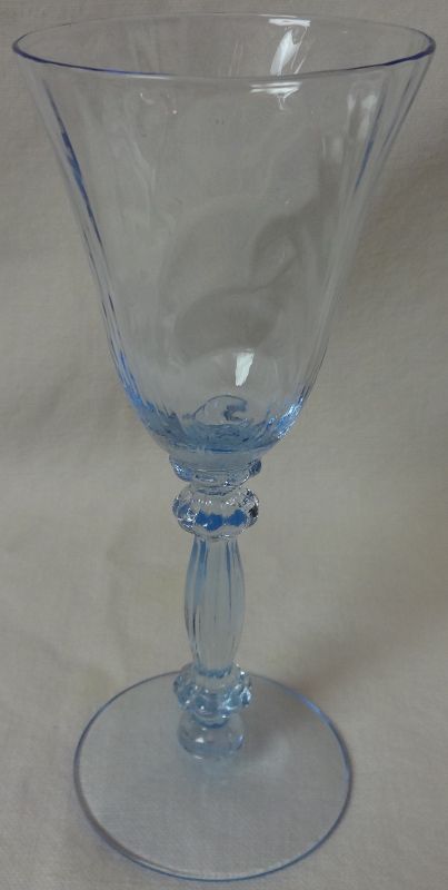 Caprice Moonlight Blue Wine 5.75&quot; 2.5 oz #300 Cambridge Glass Company