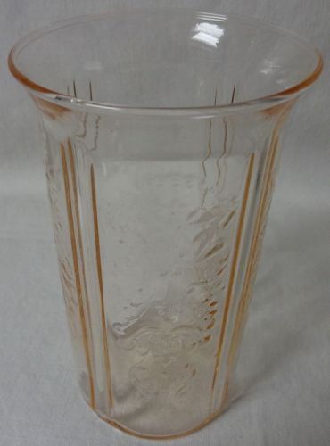 American Sweetheart Pink Tumbler 4.25" 9 oz Mac Beth Evans Glass