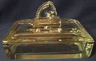 Horsehead Crystal Cigarette Box 6.25" Long 4" Tall Heisey Glass