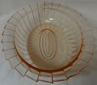 Sierra Pink Bowl Oval 9.25" Jeannette Glass Company