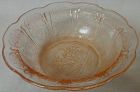 Cherry Blossom Pink Berry Bowl 4.75" Jeannette Glass Company