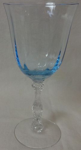 Blank 6016 Wilma Azure Claret 4.5 oz 6.5" Fostoria Glass Company