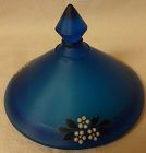 Blue Mist Candy Lid Westmoreland Glass Company