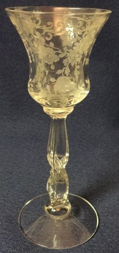 Chantilly Crystal Cordial 4.75" 1 oz Cambridge Glass Company