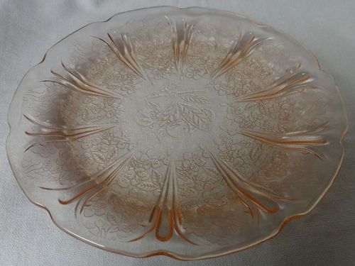 Cherry Blossom Pink Salad Plate 7" Jeannette Glass Company