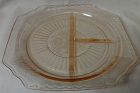 Mayfair Pink Grill Plate 9.5" Hocking Glass Company